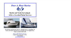 Desktop Screenshot of huntmarinesurvey.com